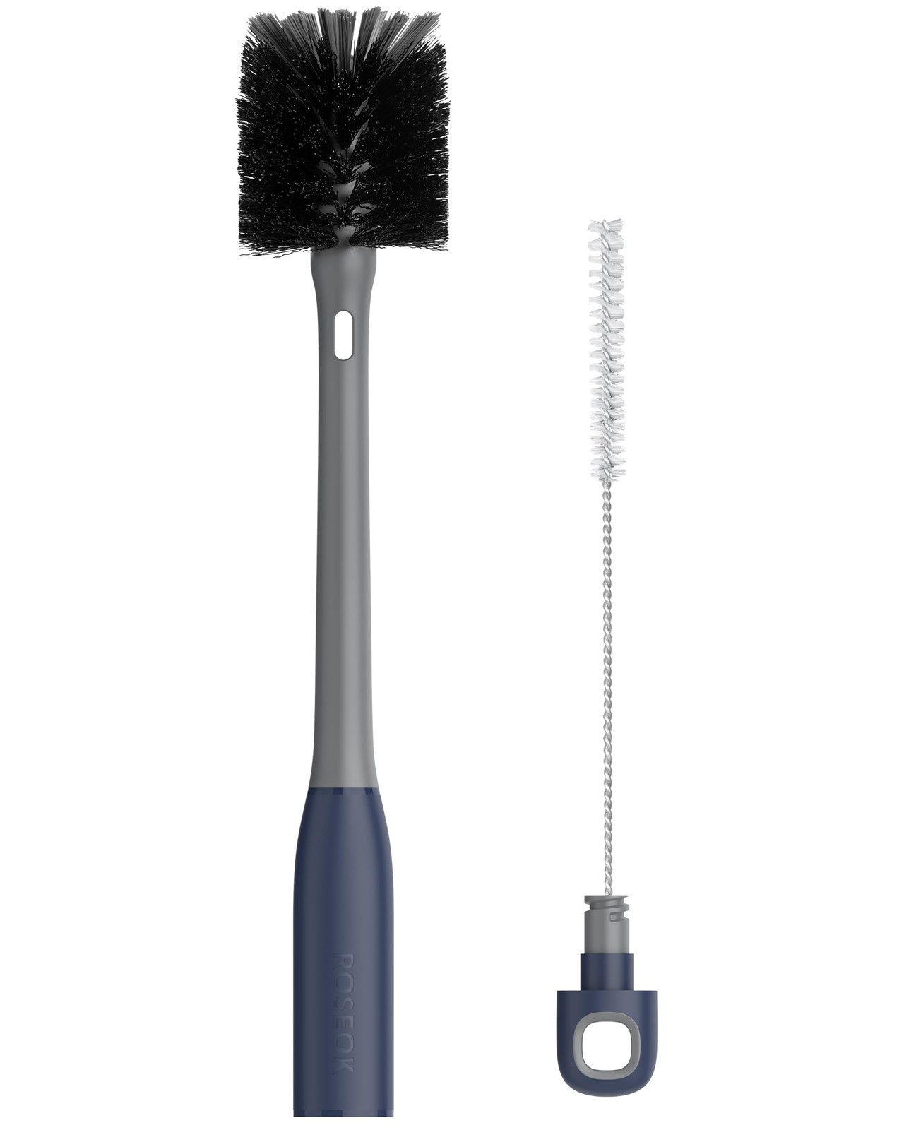 2 in 1 Long Handle Bottle Brush with Straw Brush for Cleaning Glass, Sports B…