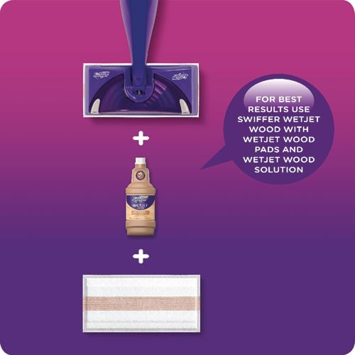 Swiffer WetJet System Cleaning-Solution Refill, Lavender Scent, 1.25 L, 4/Carton
