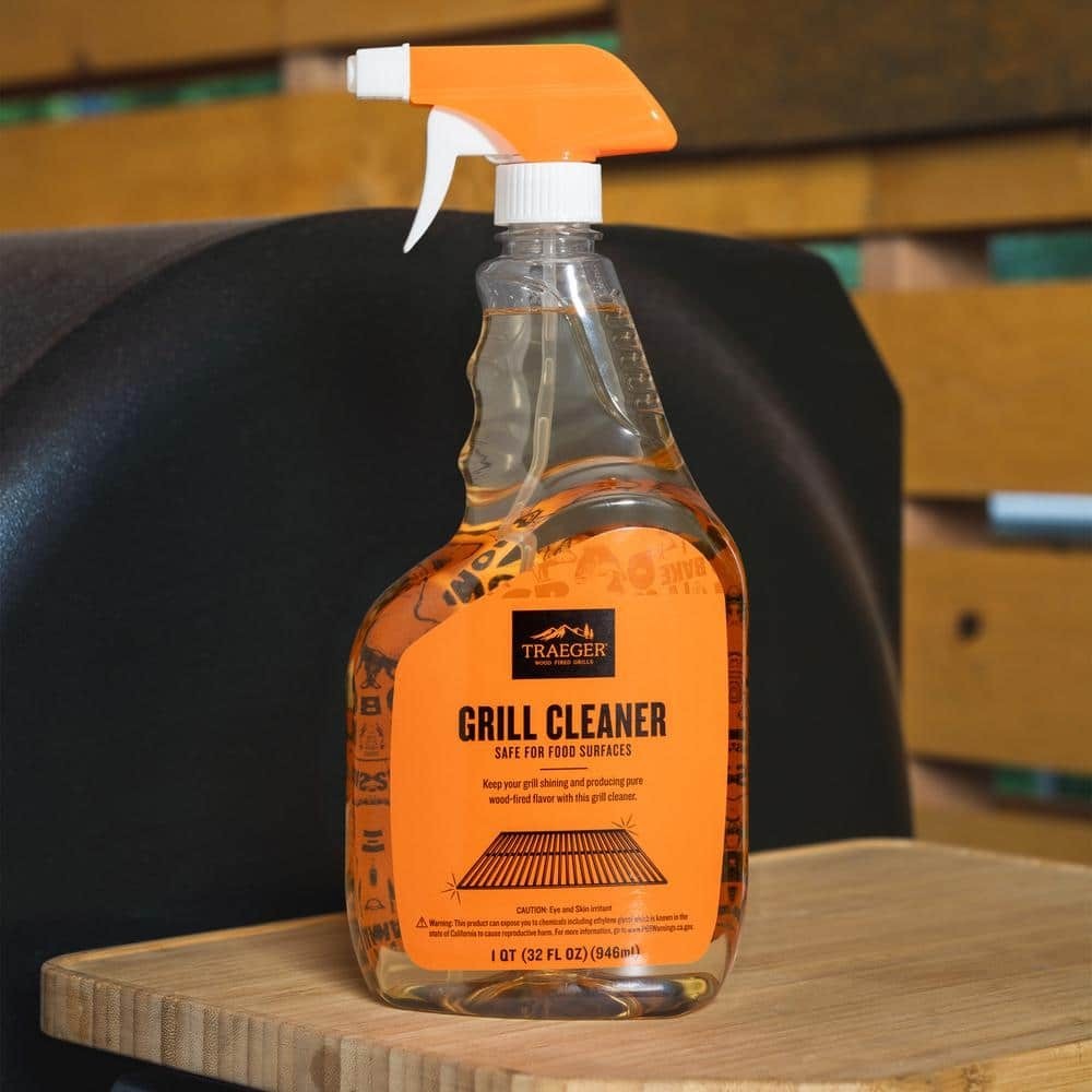 32 Oz Grill Cleaner and Degreaser Food Safe Grease Cutting Formula
