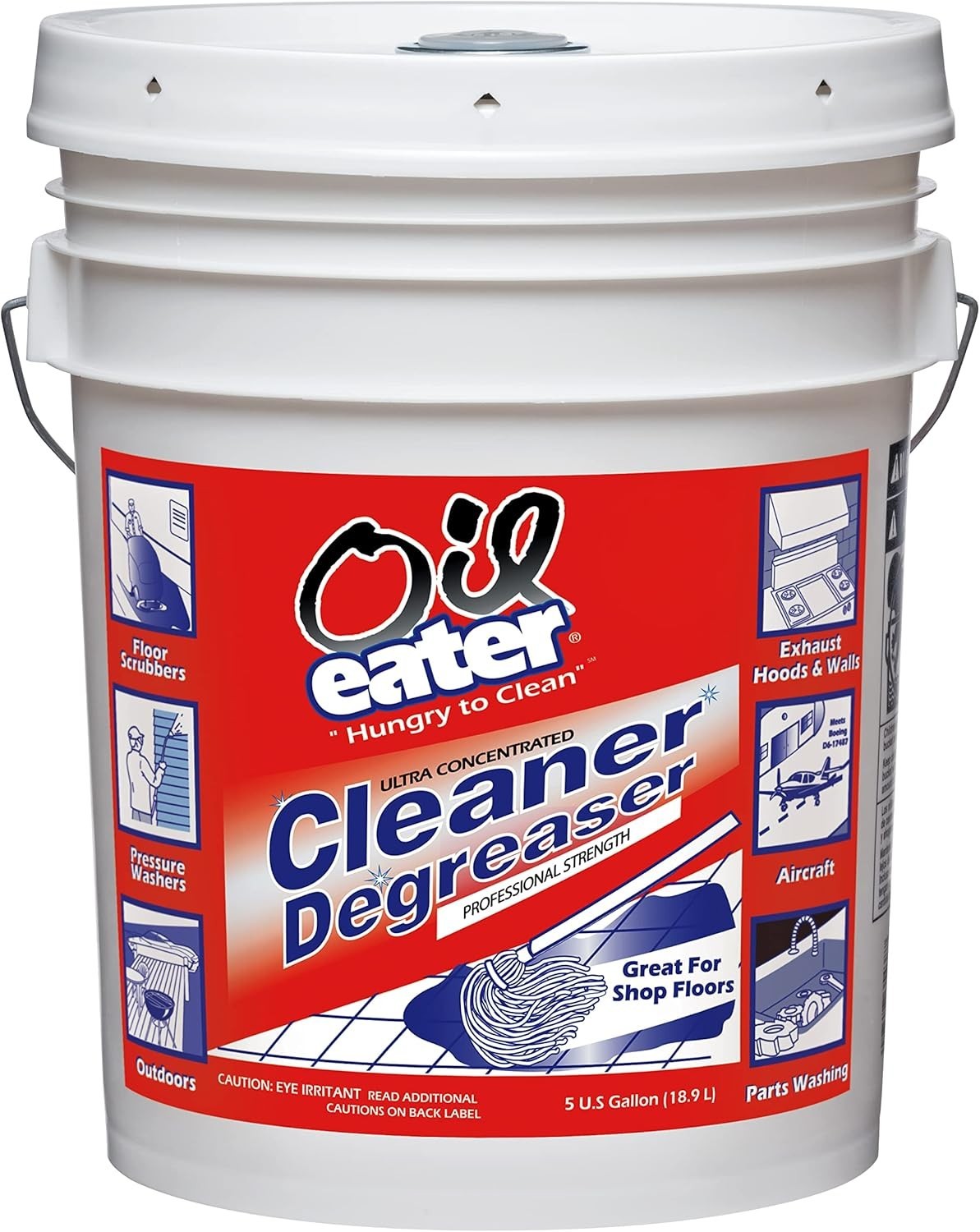 5 Gallon Cleaner/Degreaser, light yellow, 640 Fl Oz Pack of 1