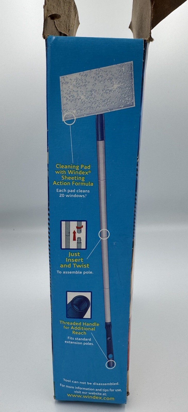 Windex Outdoor All In One Glass Window Cleaner Tool Starter Kit Open Box