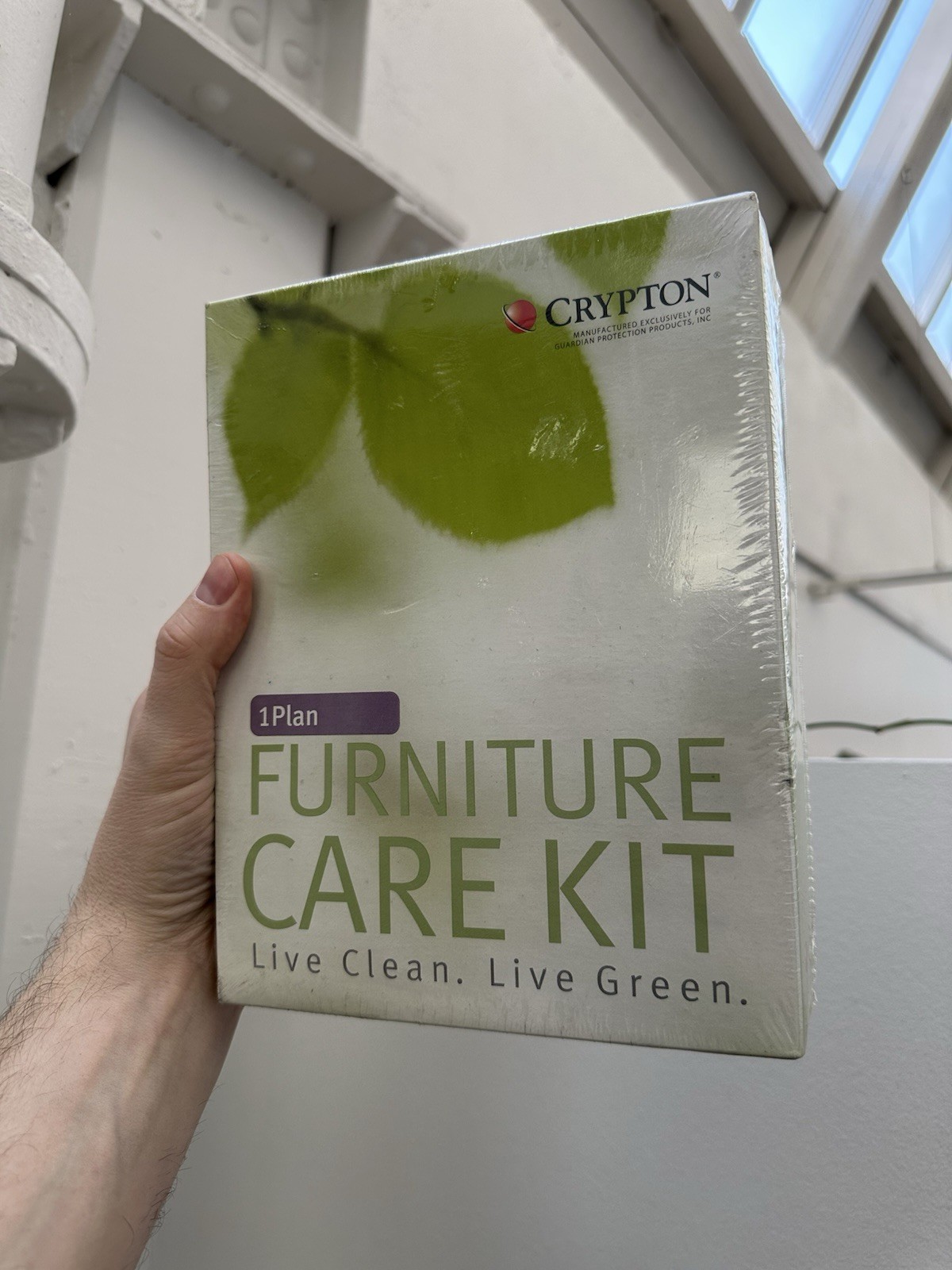 Crypton 1 Plan Furniture Care Kit Eco Friendly Cleaner NEW Factory Sealed Box