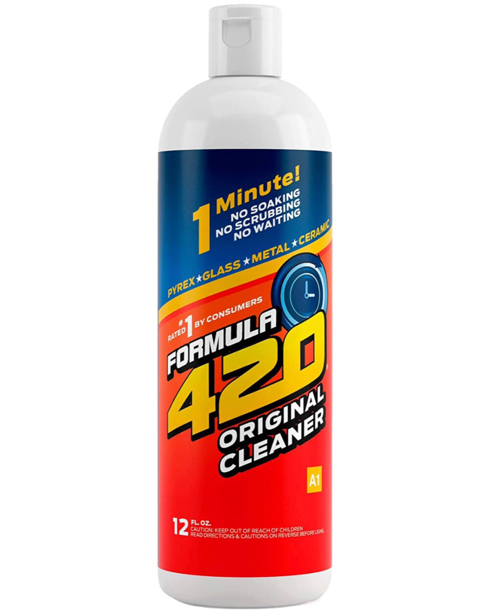 Formula 420 Original 1 Minute Perfect Cleaner Pipe Pyrex Metal Glass Ceramic 12o