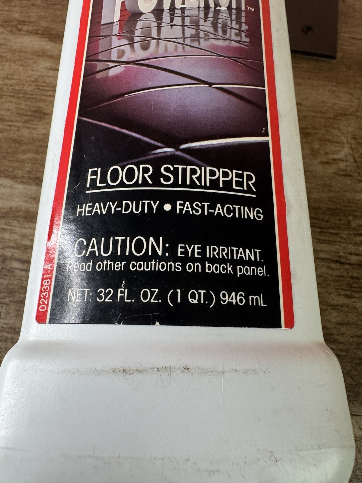 NEW Amway Power Off Floor Stripper 32 oz Heavy Duty Fast Acting Made USA 1987