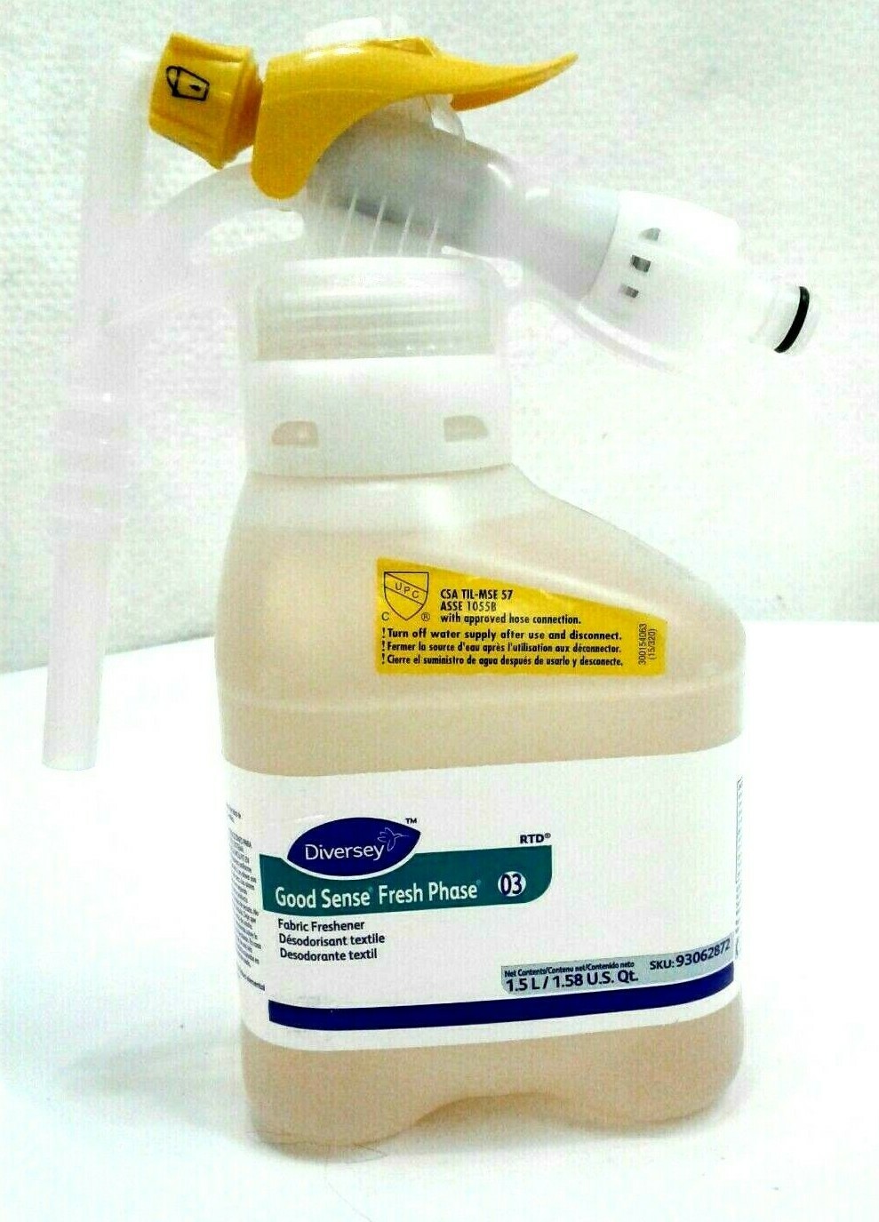 Diversey 93062872 Good Sense Fresh Phase 1.5L Bottle Fabric Freshener Qty 1