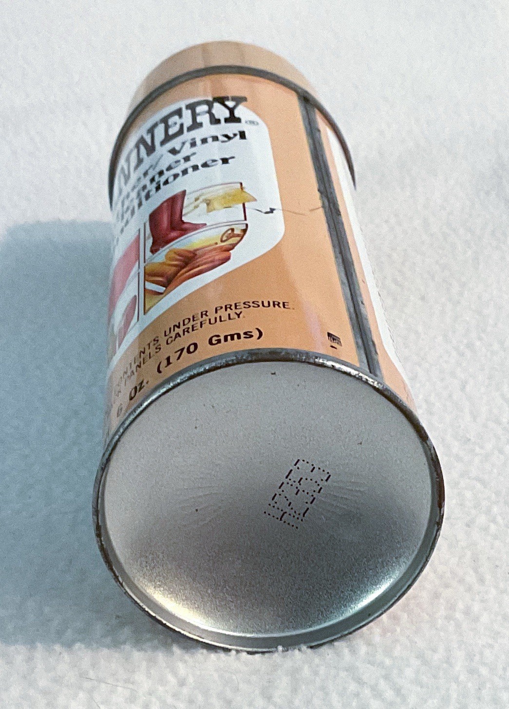 Vtg 1981 The Tannery Leather Vinyl Cleaner Conditioner Spray 6oz 90+% Full Prop