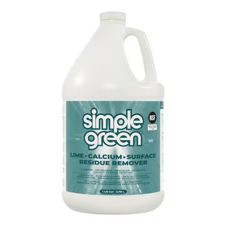 Simple Green 1710200600128 Calcium And Lime Remover, 1 Gal, Unscented