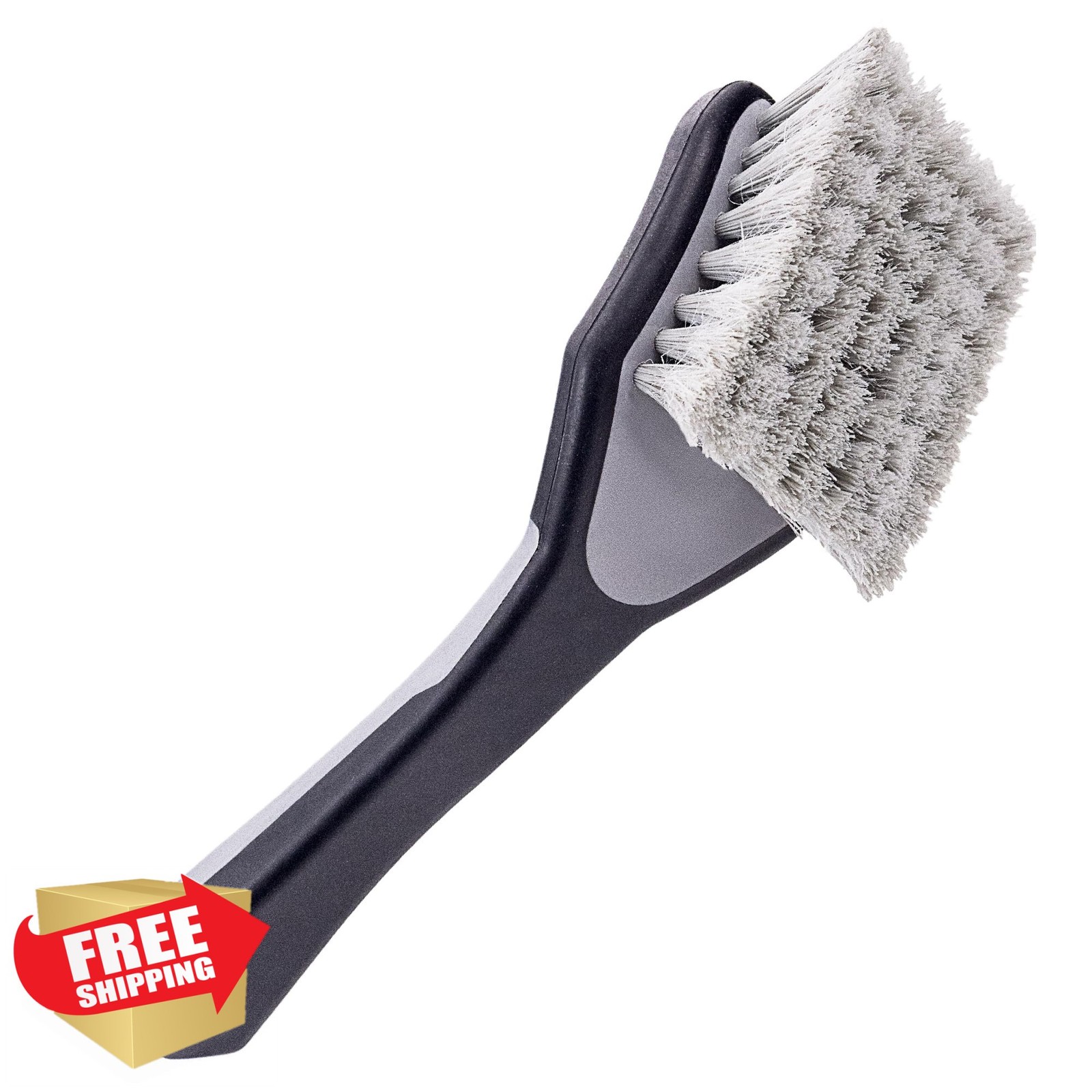 VIKING Upholstery Cleaner Scrub Brush Grey 9.3″