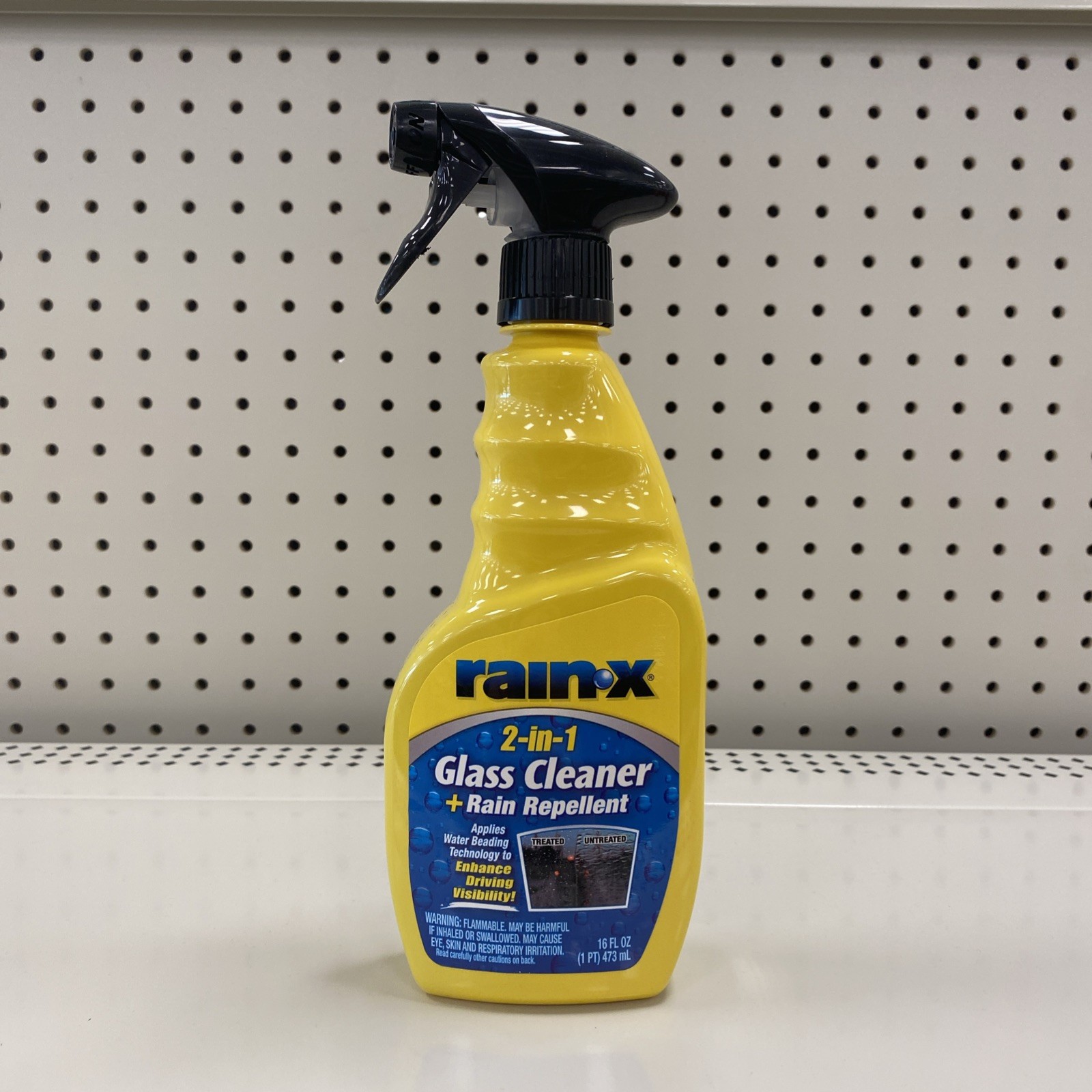 RainX 2-in-1 Glass Cleaner Rain Repellent Windshield Window Water Beading Spray