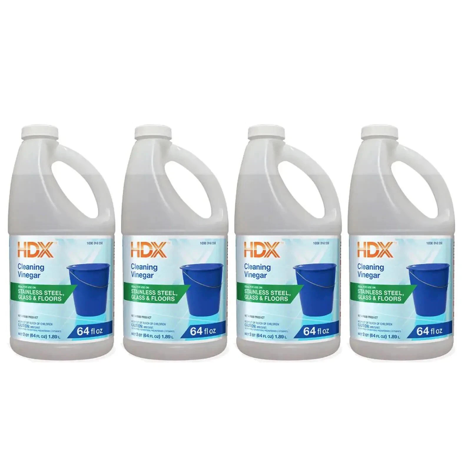 4 PACK Cleaning Vinegar 64 oz Bottles Ready to Use All Purpose Natural