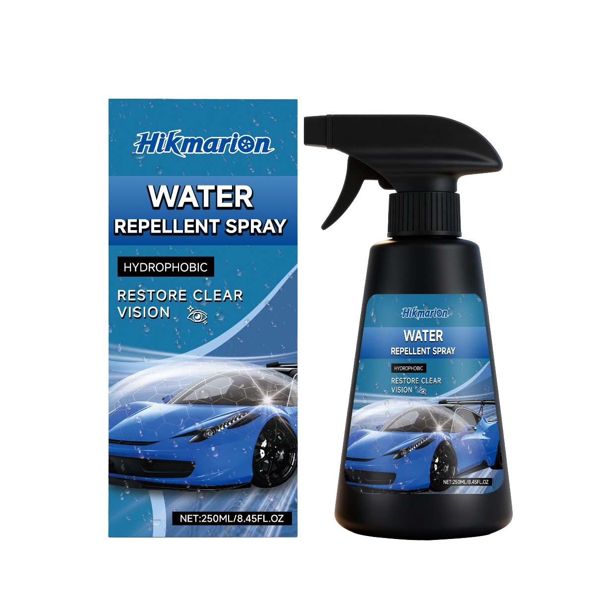 Water Repellent Spray for Car Glass Windshield, Motorcycle RV Window Treatment
