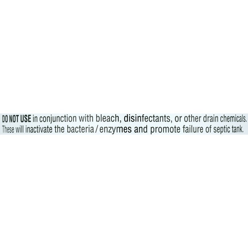 Septic Shock Liquid 67.6oz Supercharged Bacteria Cleaner Clogged Septic Systems