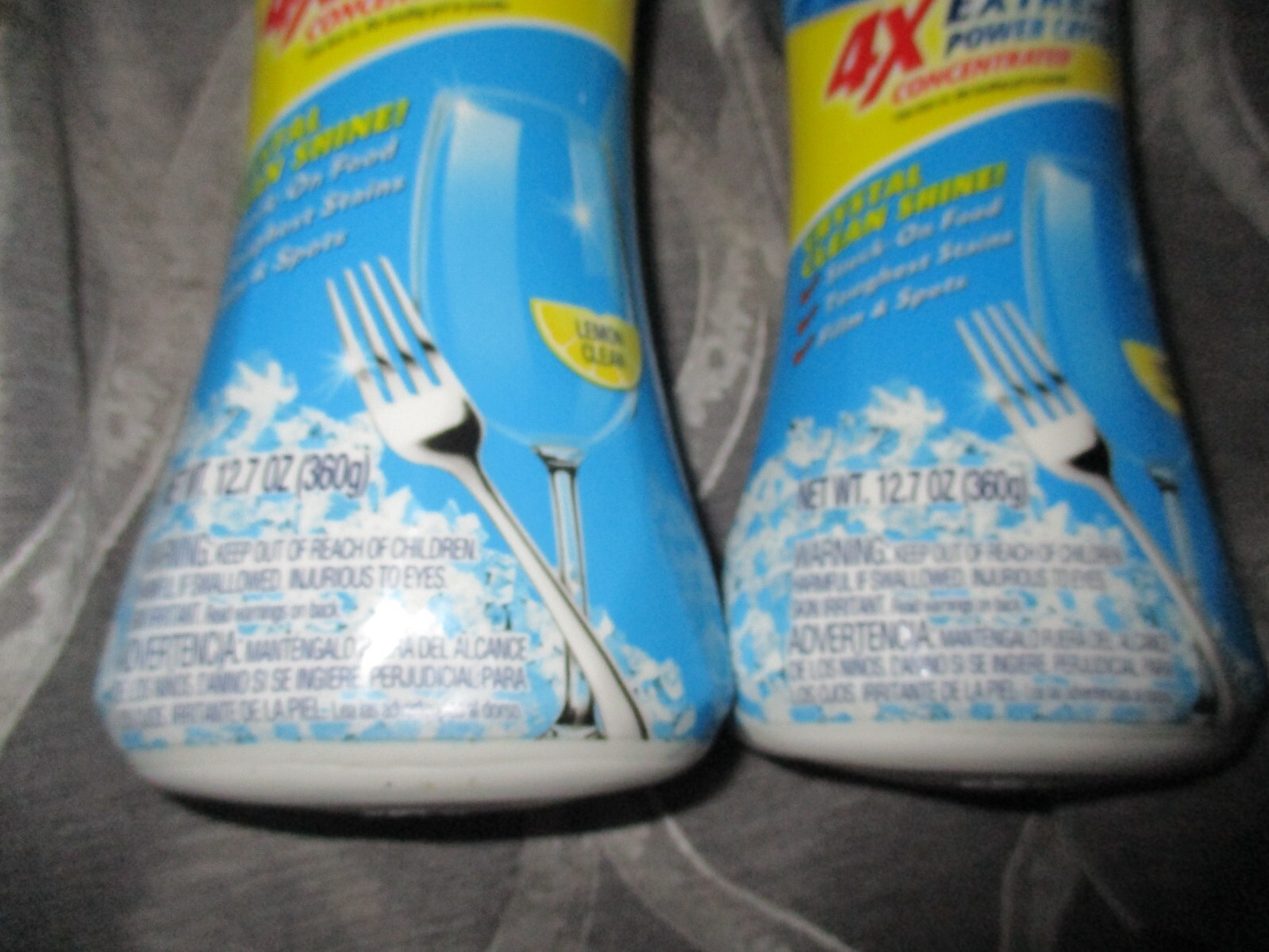 lot of 3 OxiClean Dishwasher Detergent 4x Extreme Power Crystals Lemon Clean
