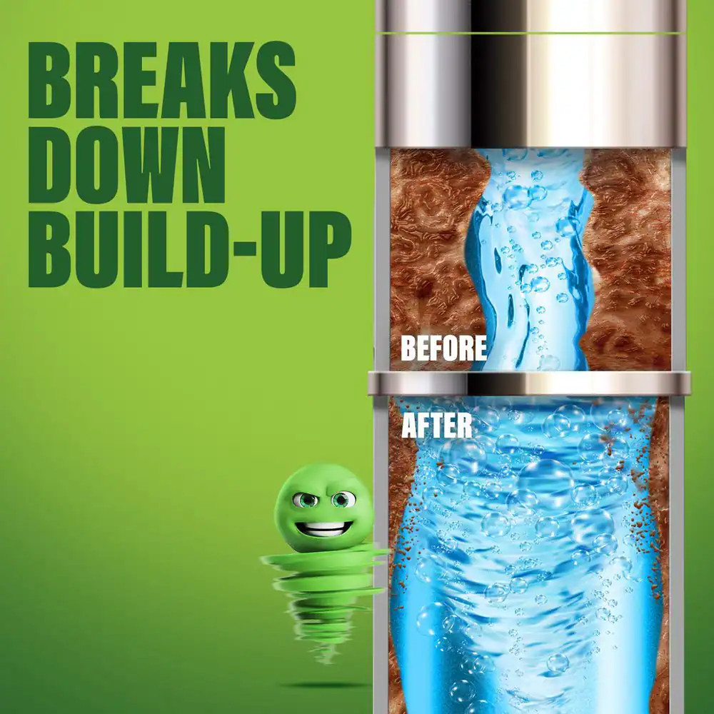 64 Oz. Build up Remover Gel and Drain Cleaner for Toilet, Tub, Shower and Sink D