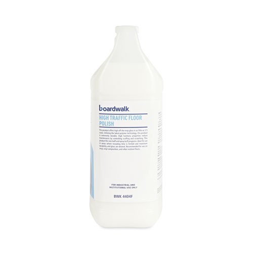Boardwalk High Traffic Floor Polish, Apply 3 to 5 Coats, Unscented, 1 gal