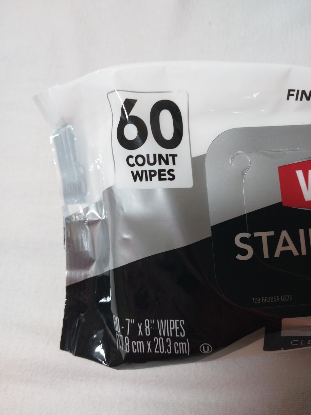 Weiman Stainless Steel 3-in-1 Cleaning Wipes 60 Count 1 Pack