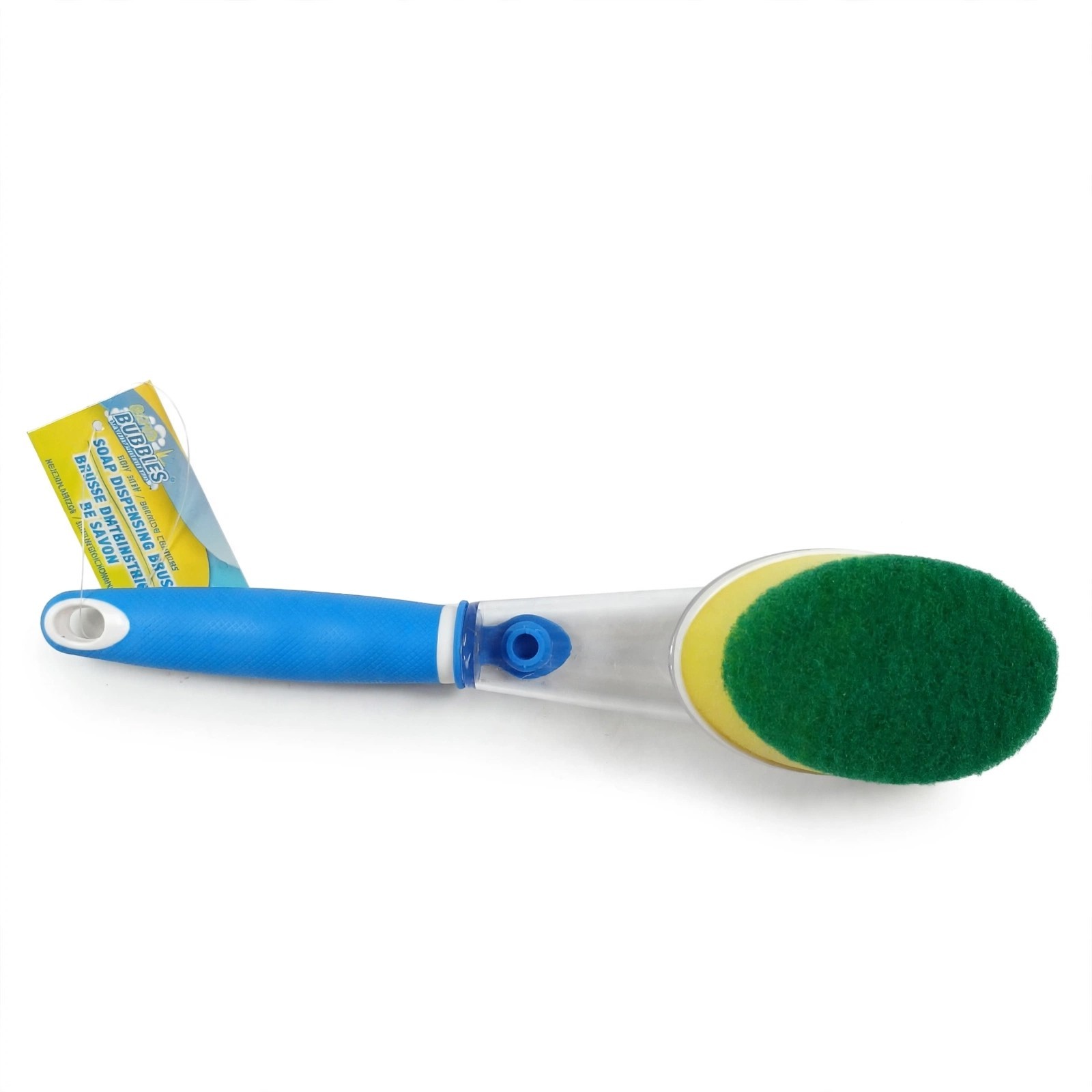 Scrub Buddies Dishwand Soap Dispensing Brush 11″ Kitchen Cleaning Tool Ergonomic