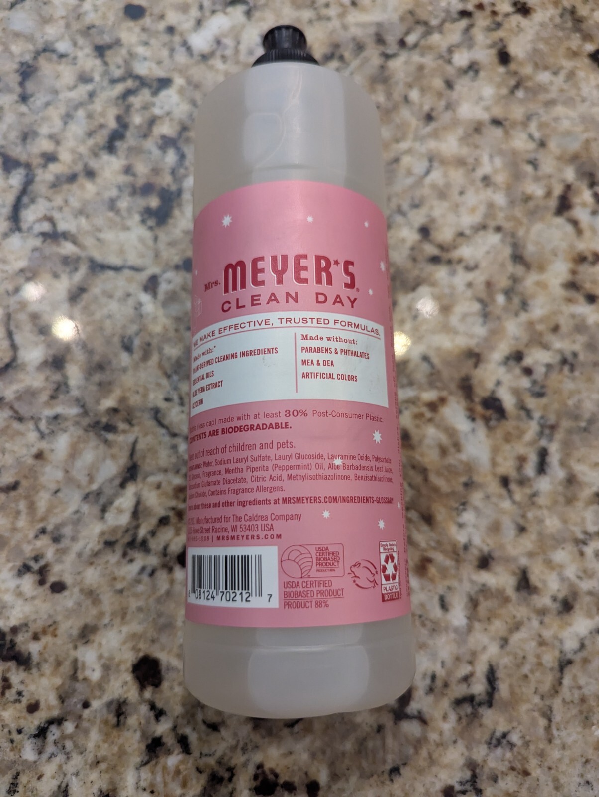 Mrs. Meyer’s Clean Day Peppermint Scent Liquid Dish Soap 16 oz Limited Edition