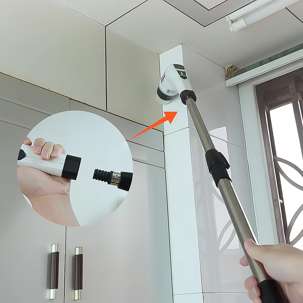 Electric Spin Scrubber Cordless Cleaning Brush Portable Shower Cleaning Brush
