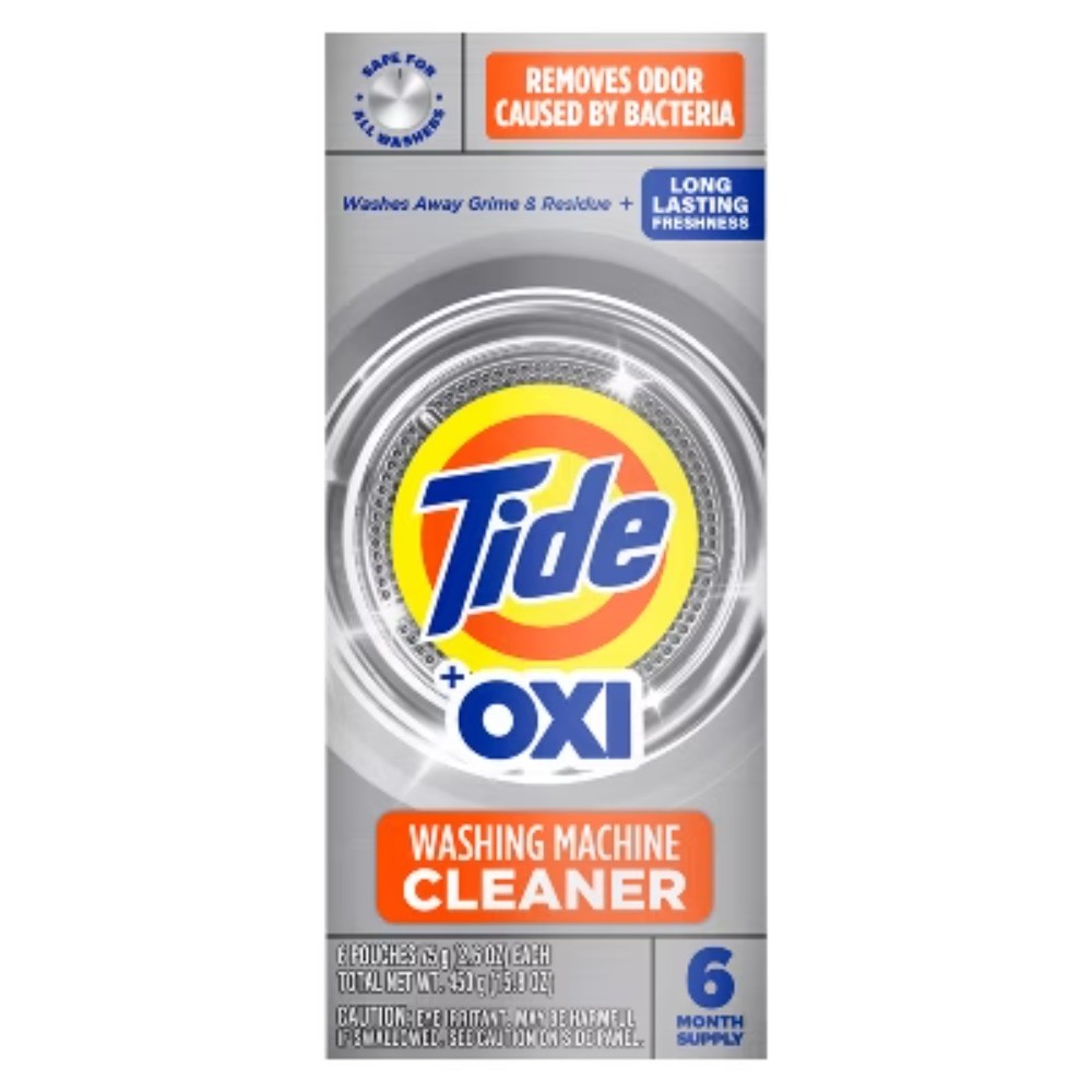 Tide Washing Machine Cleaner + Ultra Oxi Powder – 6ct