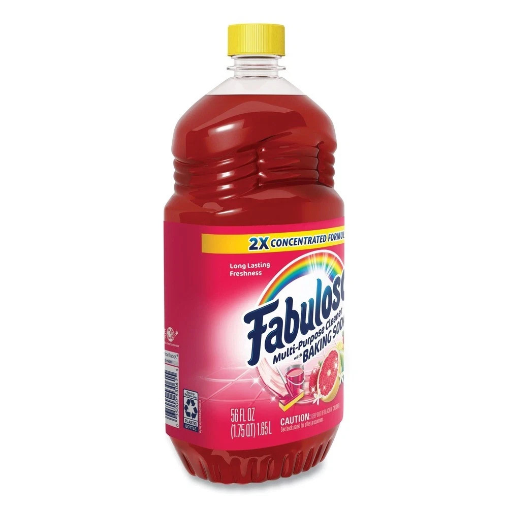 Fabuloso Multi-Use Cleaner, Citrus Scent, 56 oz Bottle, 6/Carton