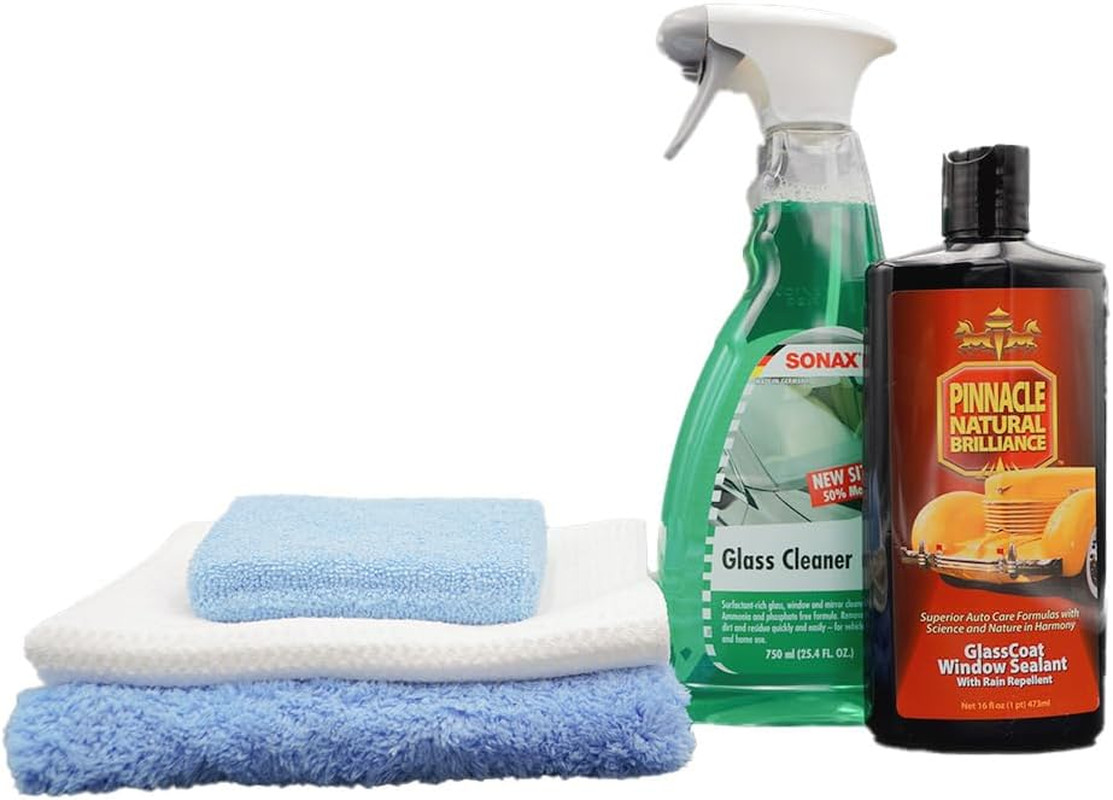 SONAX Pinnacle Glass Cleaner Combo | Complete Glass Cleaning Kit for Vehicles &