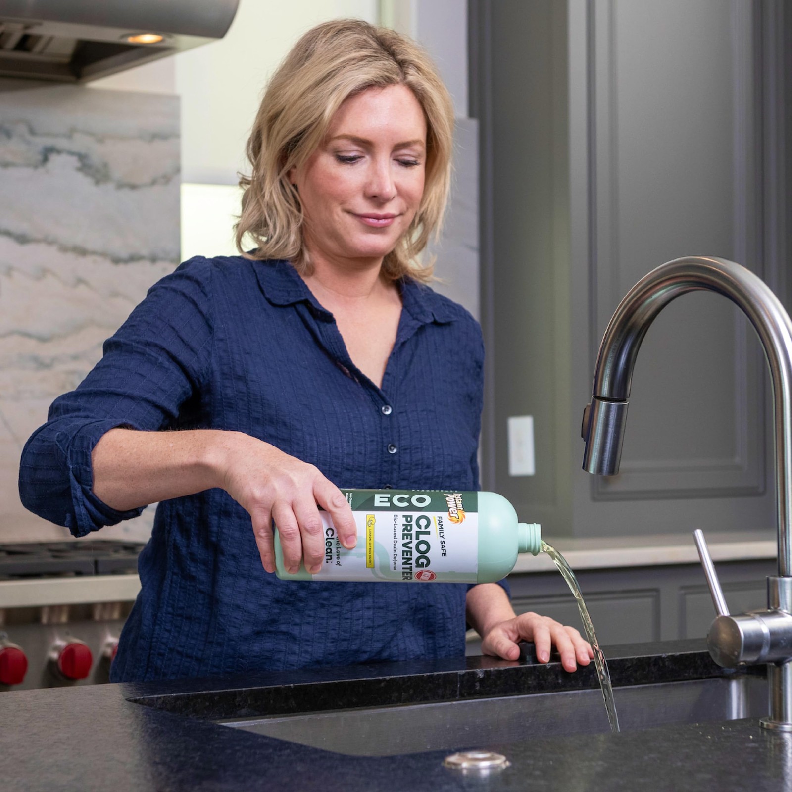 Eco Clog Preventer 32 Oz All Natural Drain Cleaner Prevents Clogs Safe For Pipes