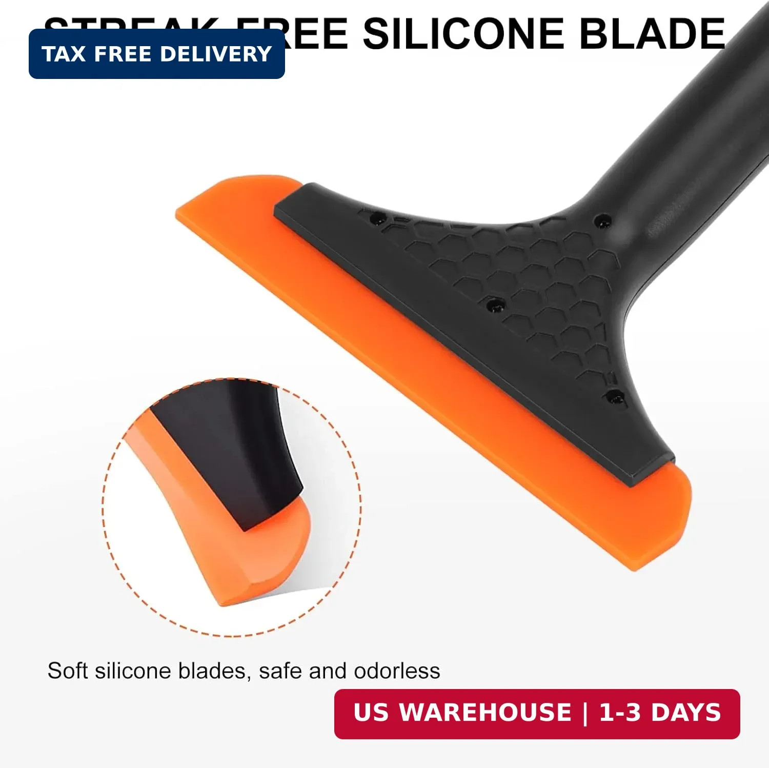 SetSail Shower Squeegee for Glass Doors, Small Squeegee for Shower Glass Door Mi