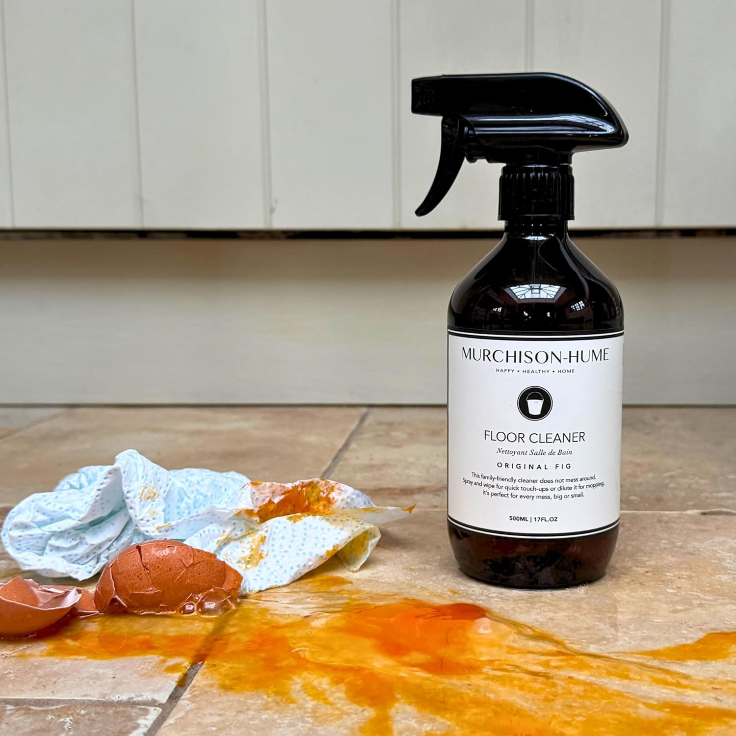 Natural Floor Cleaner Spray – Pet-Friendly, Non-Toxic, Plant-Based Formula for H