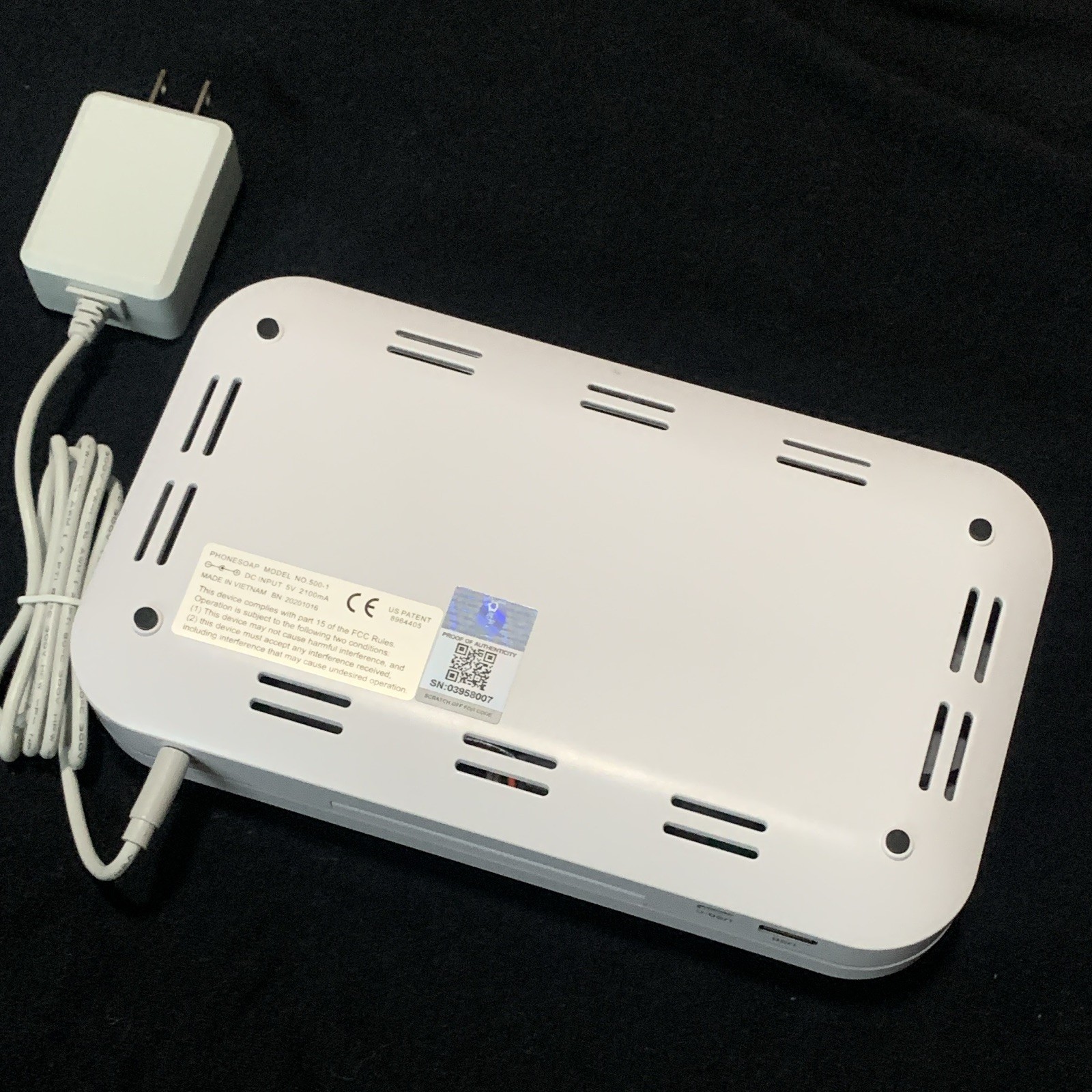 SUPER HERO UV Light Sterilizer Box w/ Power Adapter, MPN GTA62-0502100US