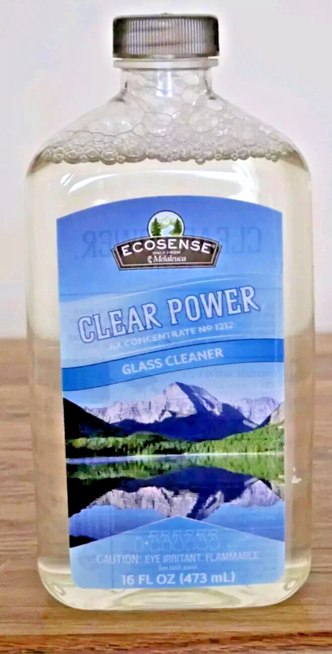 Melaleuca – Ecosense Clear Power 6x Concentrate Glass Cleaner – 16oz New Sealed
