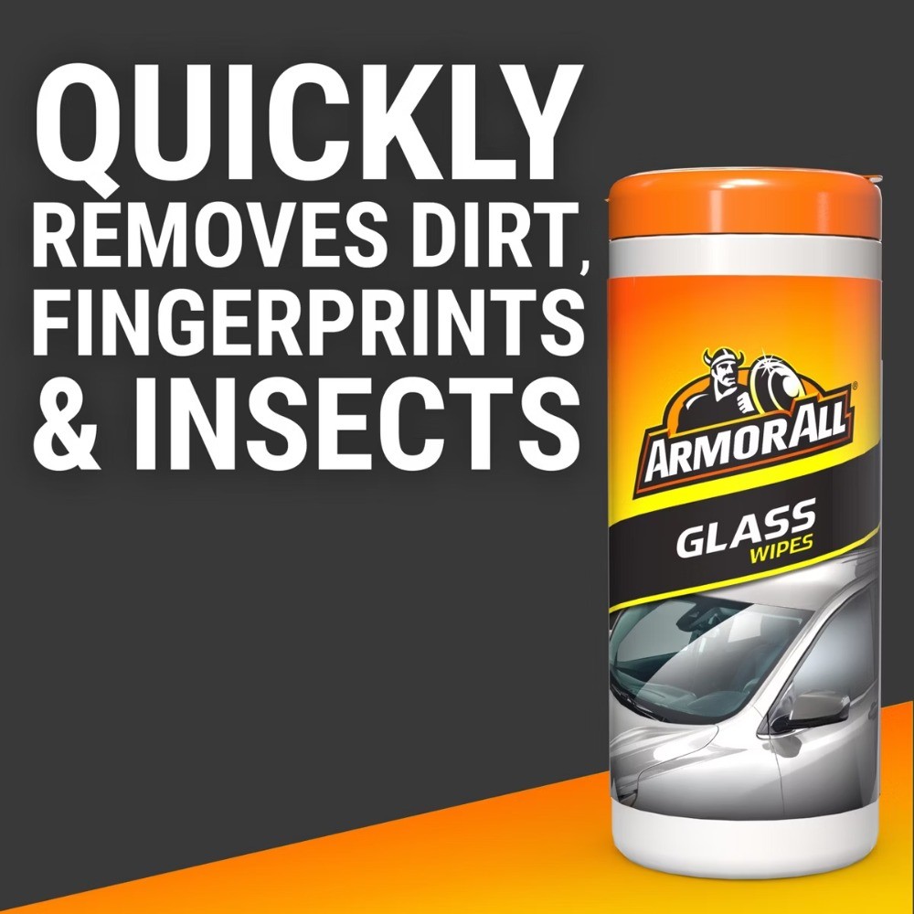 30ct Automotive Glass Cleaner Wipes