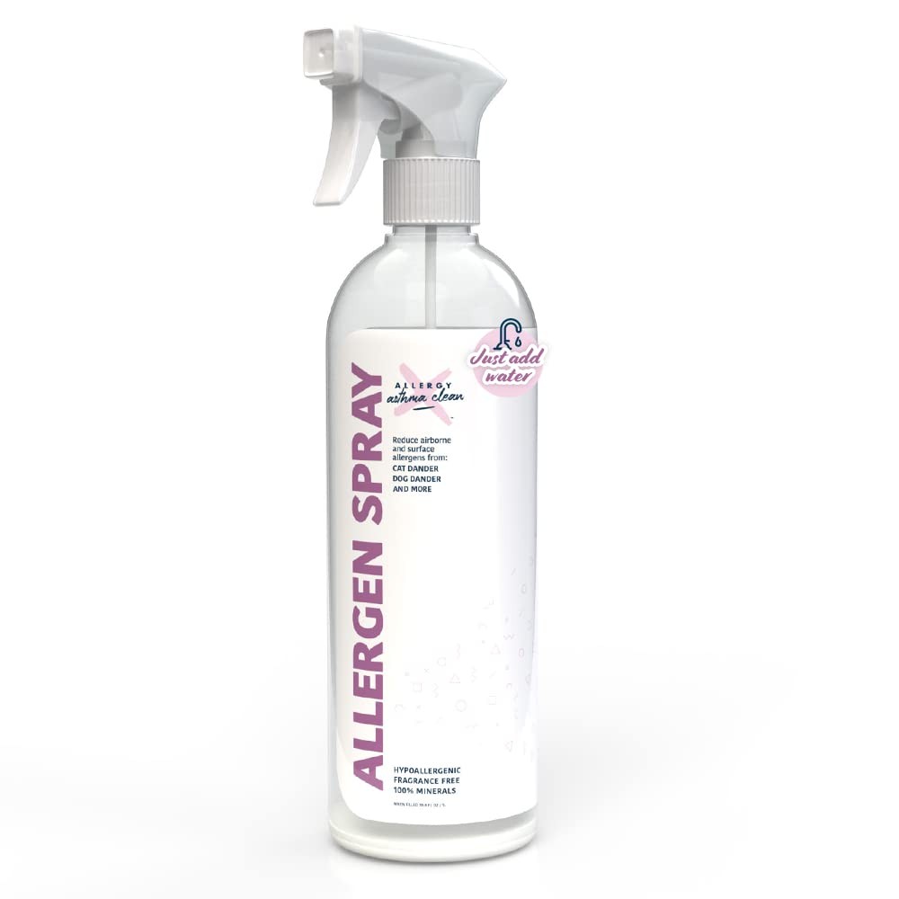 Allergen Spray for Pets Dust Asthma Air Surface Concentrate 33oz Bottle