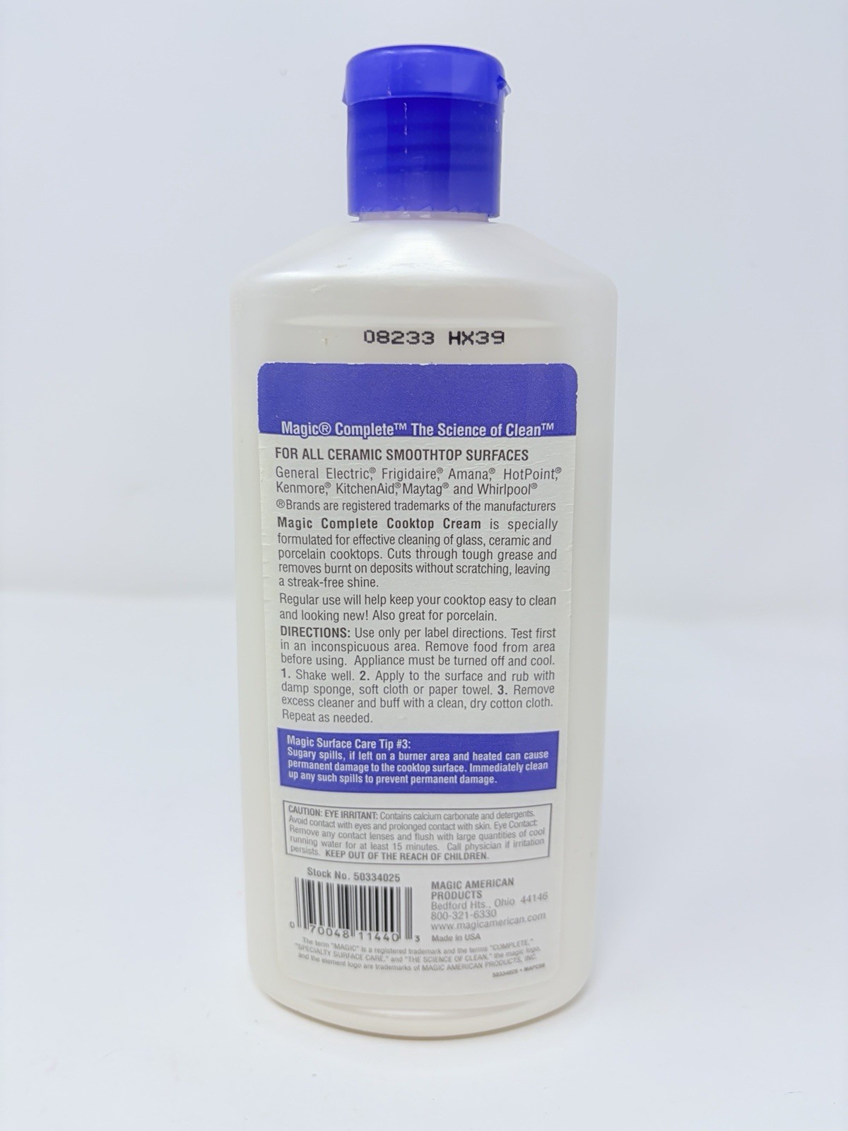 Magic Complete Cooktop Cleaner 16oz (Partially Used)