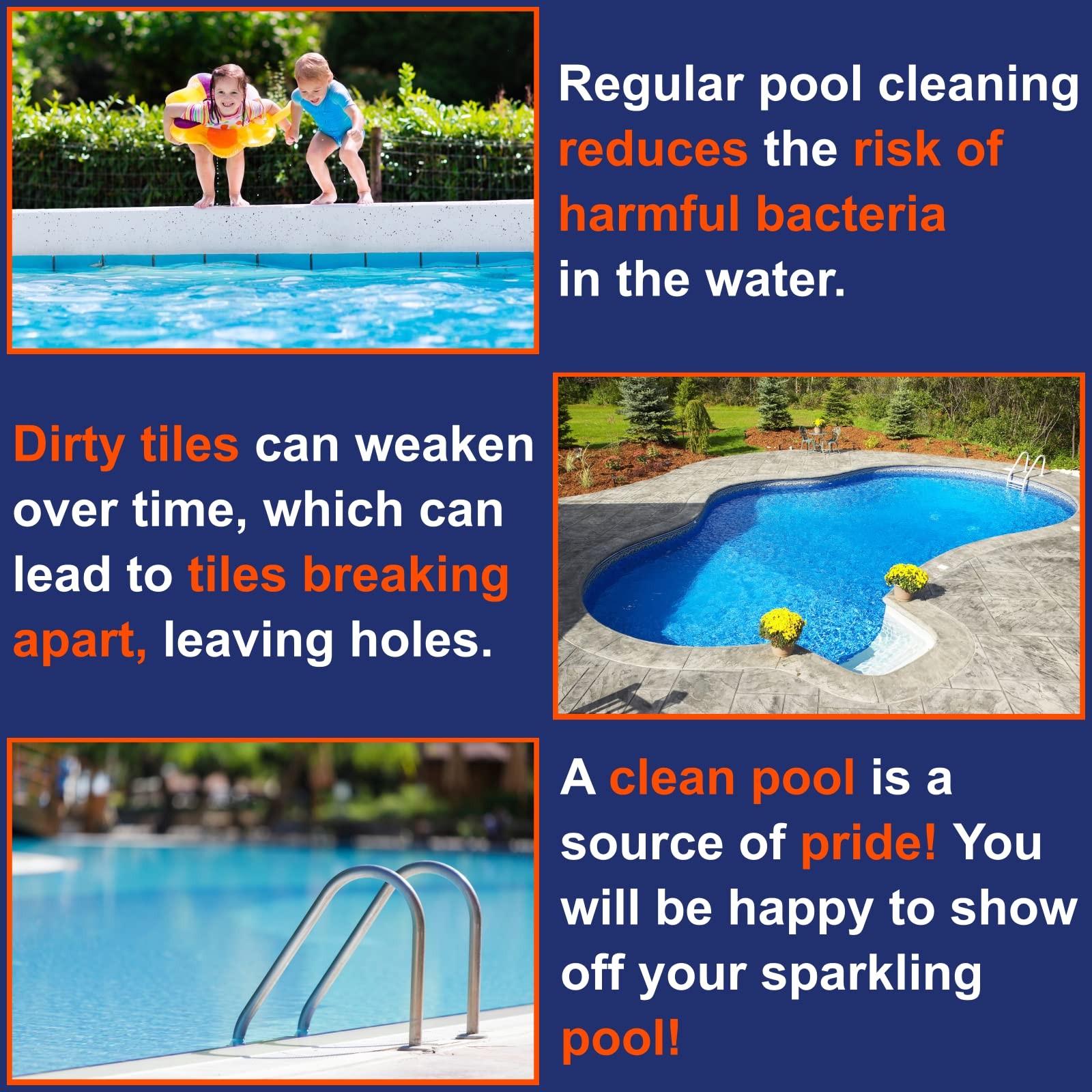 Poolwhiz Pumice Block Pumice Stone For Cleaning Pools Spas & Water Features Pool