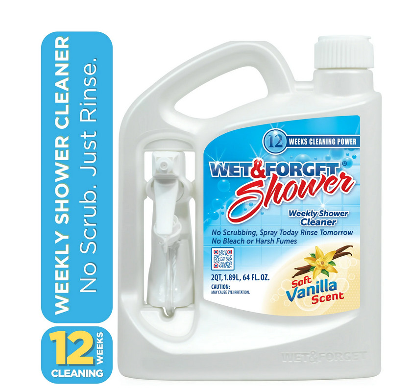 Wet & Forget Weekly Shower Cleaner, Vanilla Scent, 64 fl oz