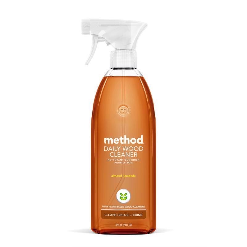 Method Almond Scent Wood Cleaner Liquid 28 oz Plant Based Cruelty Free New
