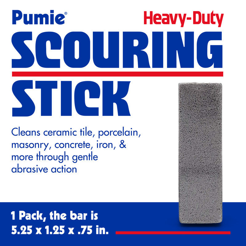 6pk Pumie Scouring Stick Heavy Duty Pumice Stone Cleaner Toilet Grill Kitchen