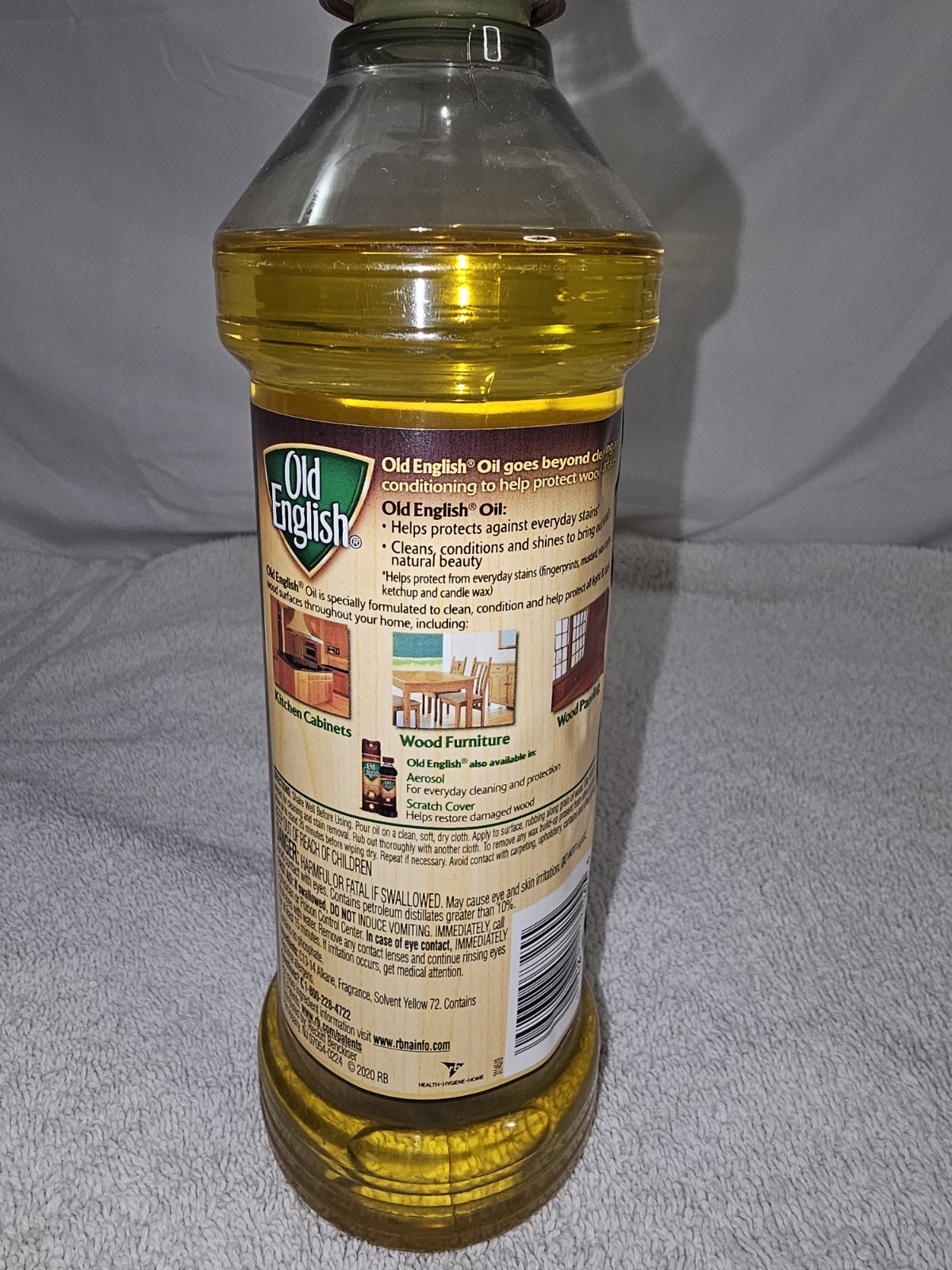 Old English Lemon Oil Furniture Polish, Wood Conditioner, Cleaner 16 Oz.