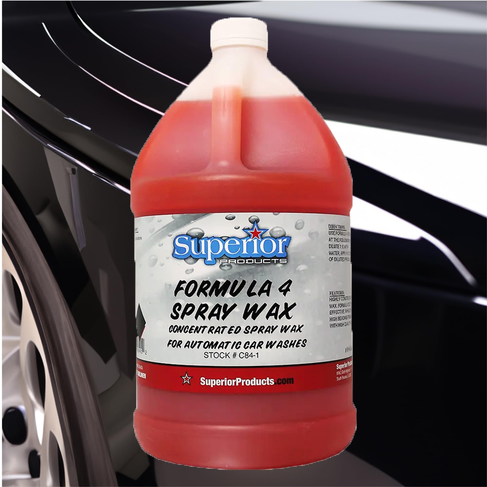 Superior Products Formula 4 Spray Wax 1 Gal
