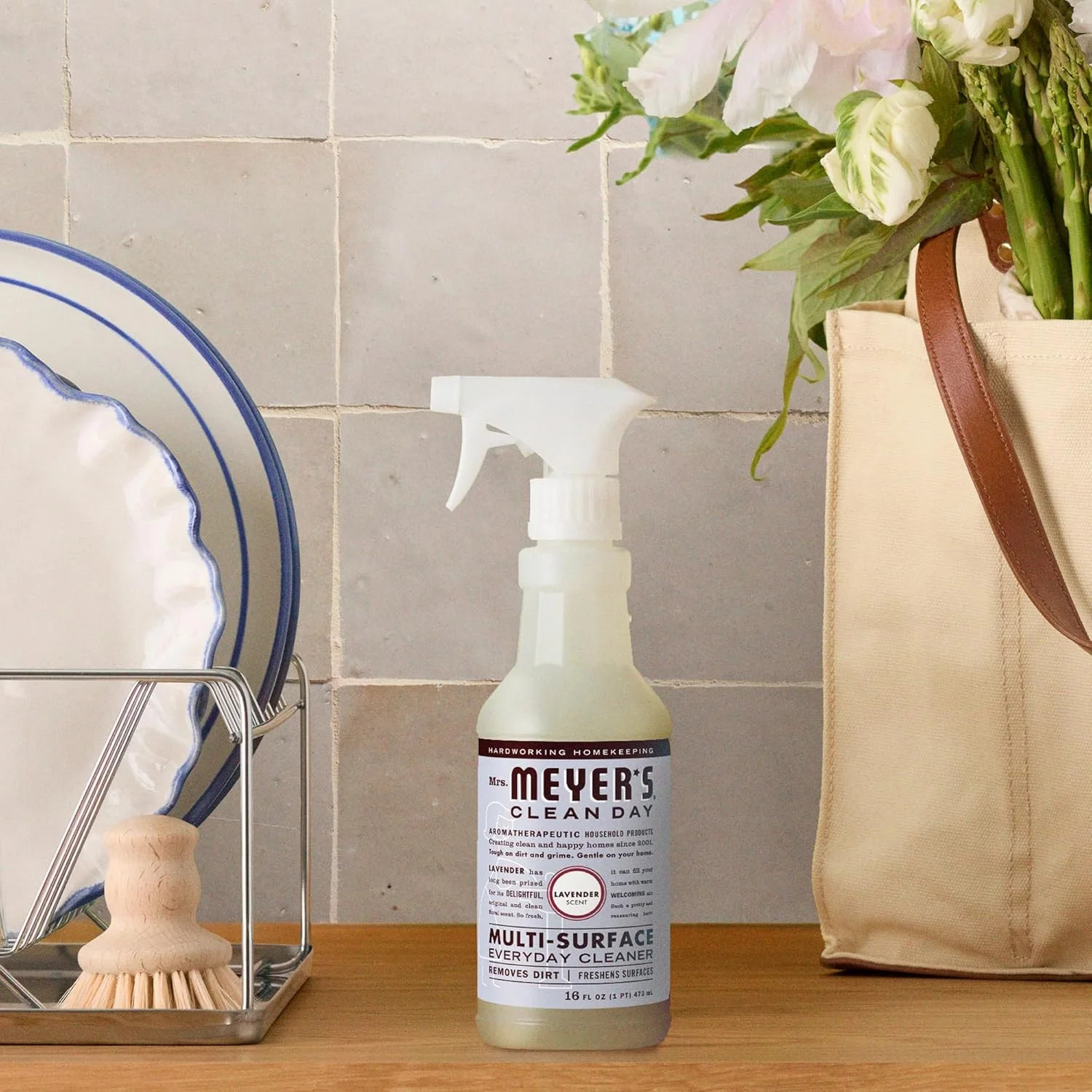 MRS. MEYER’S CLEAN DAY All-Purpose Cleaner Spray, Lavender, 16 fl. oz