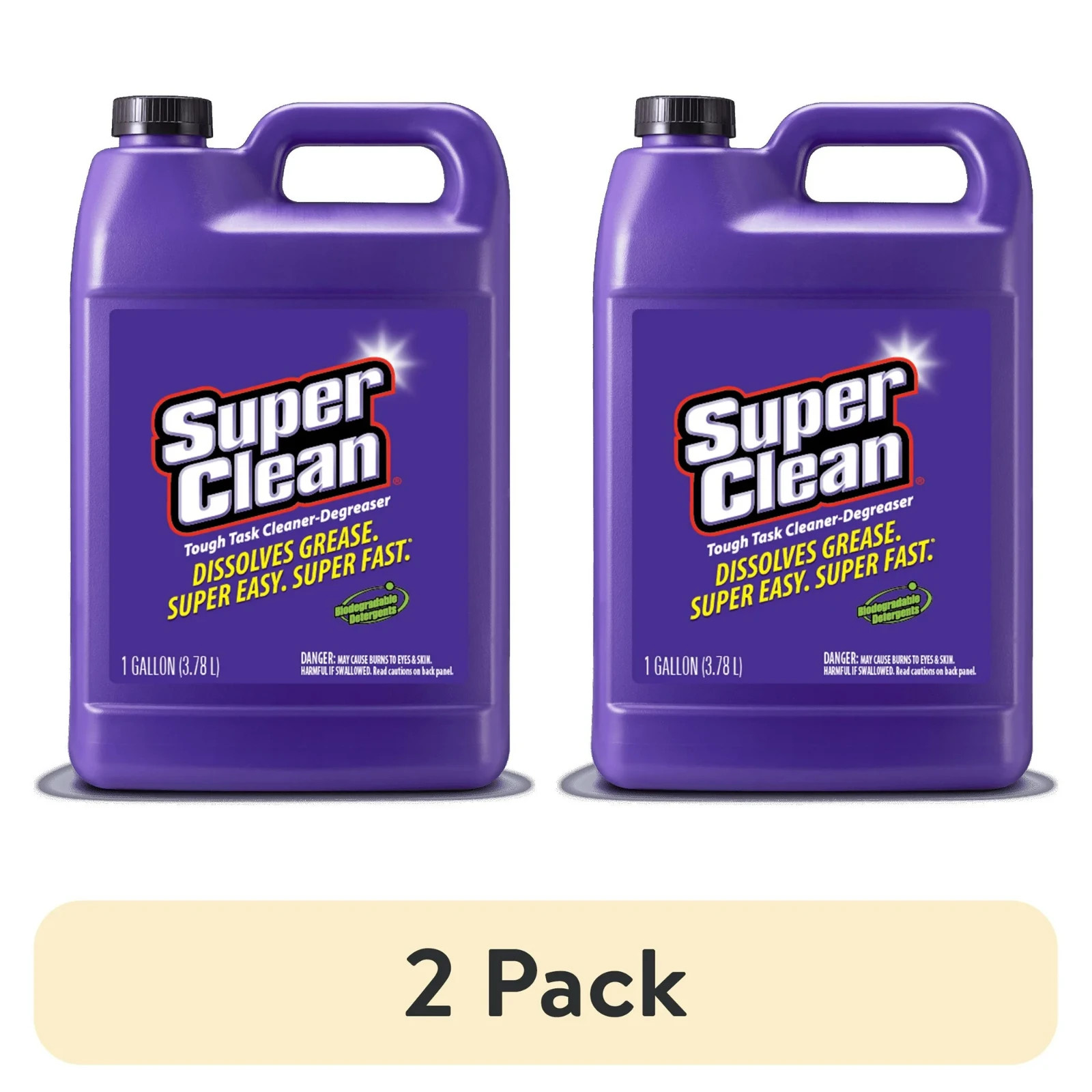 (2 pack) Super Clean Tough Task Cleaner-Degreaser – 1 Gallon | 128 Fluid Ounces