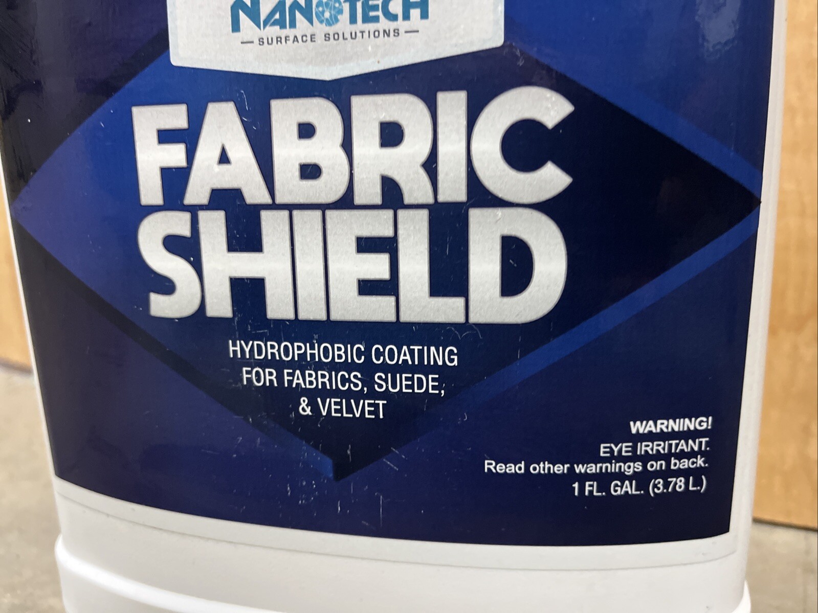 Nanotech FABRIC SHIELD Hydrophobic Coating For Fabrics, Suede Etc. 1 Gal. New
