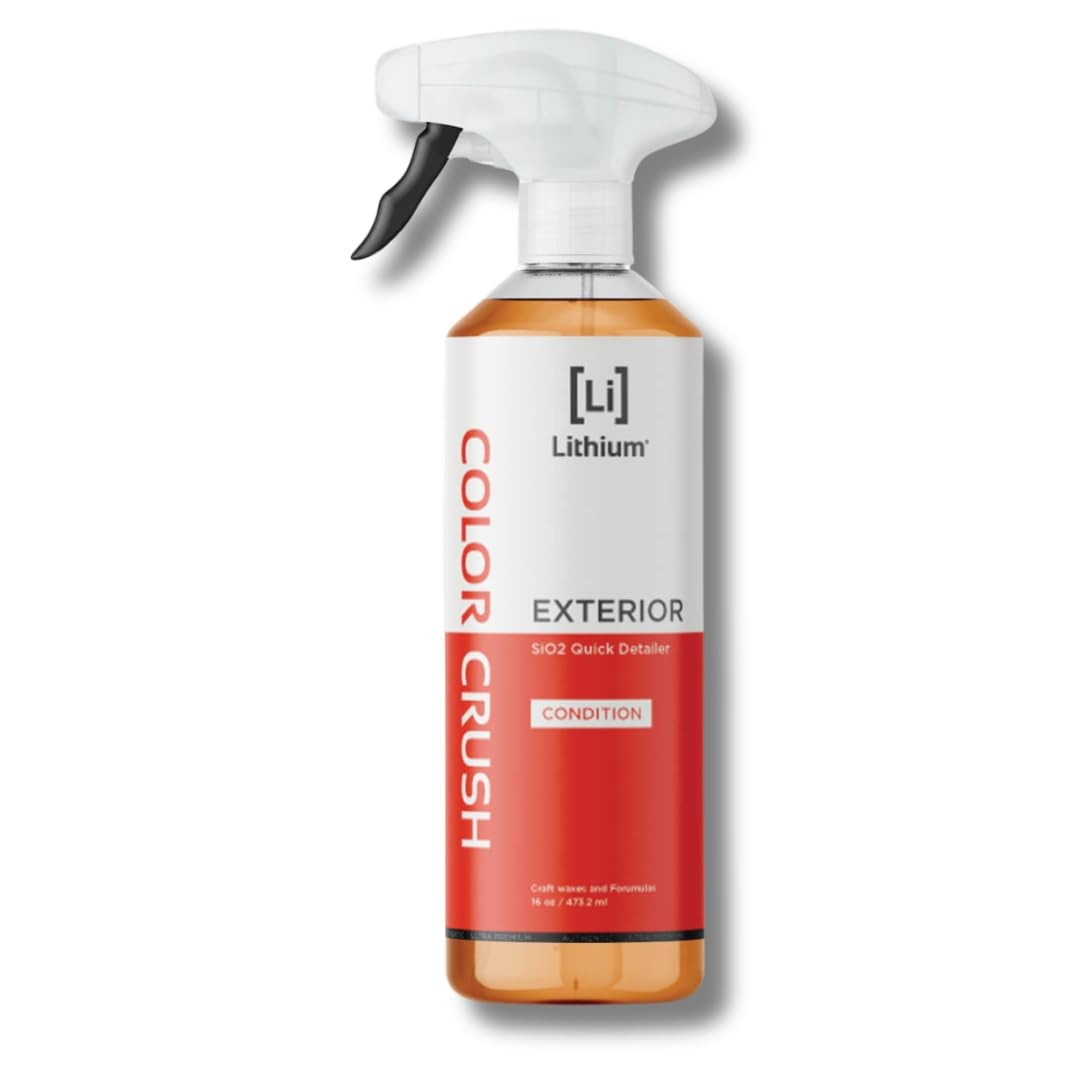 Lithium Color Crush Car Detailing Spray – Instant, Long Lasting Deep Glossy S…