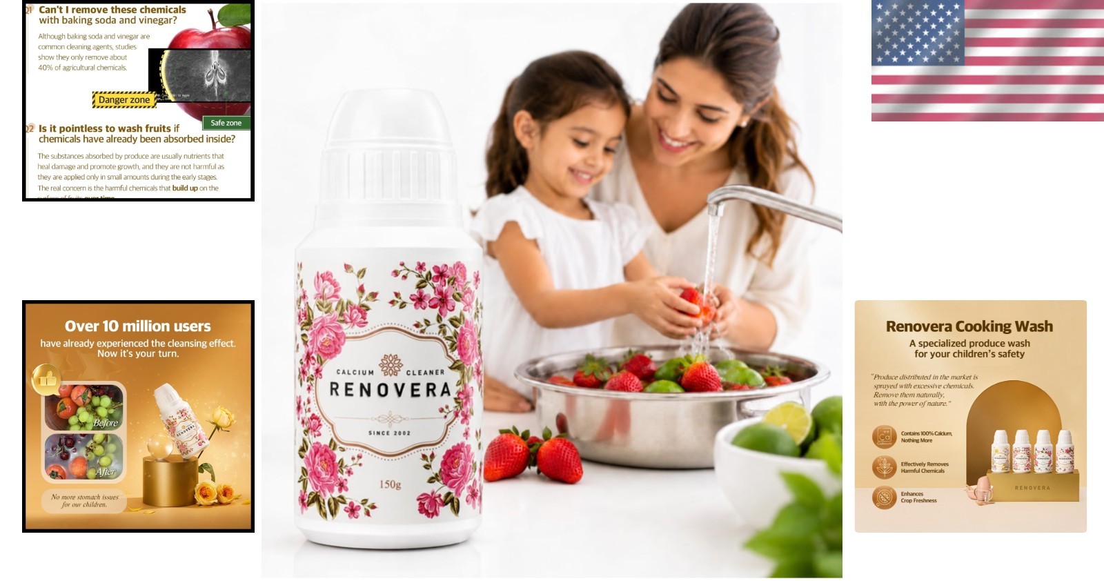 Fragrance-Free Vegetable Wash | Removes Residues for Healthier Eating, 5.3 oz