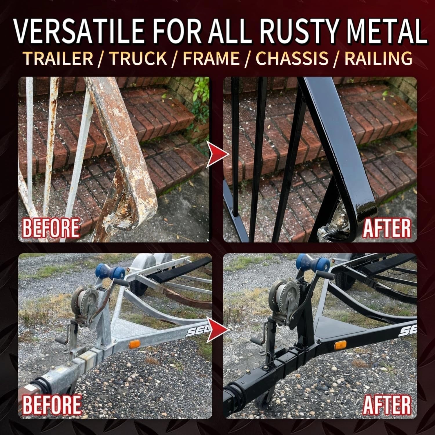 2 in 1 Rust Converter Primer 35oz Stops Rust Heat Resistant Coating Paint