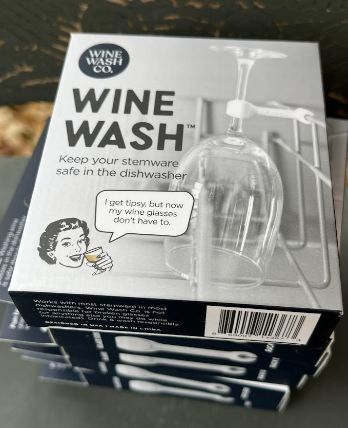 NEW! WINE WASH CO. WINE WASH DISHWASHER STEMWARE HOLDER SET ~ BUY 1 or ALL