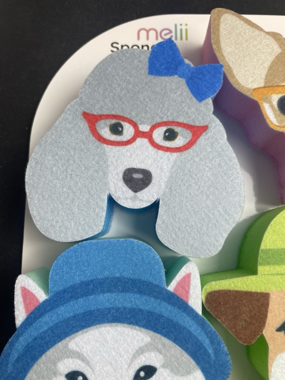 Kitchen Sponges 6 PACK DOG THEME Reusable Sponge Cute Funny Dogs NEW