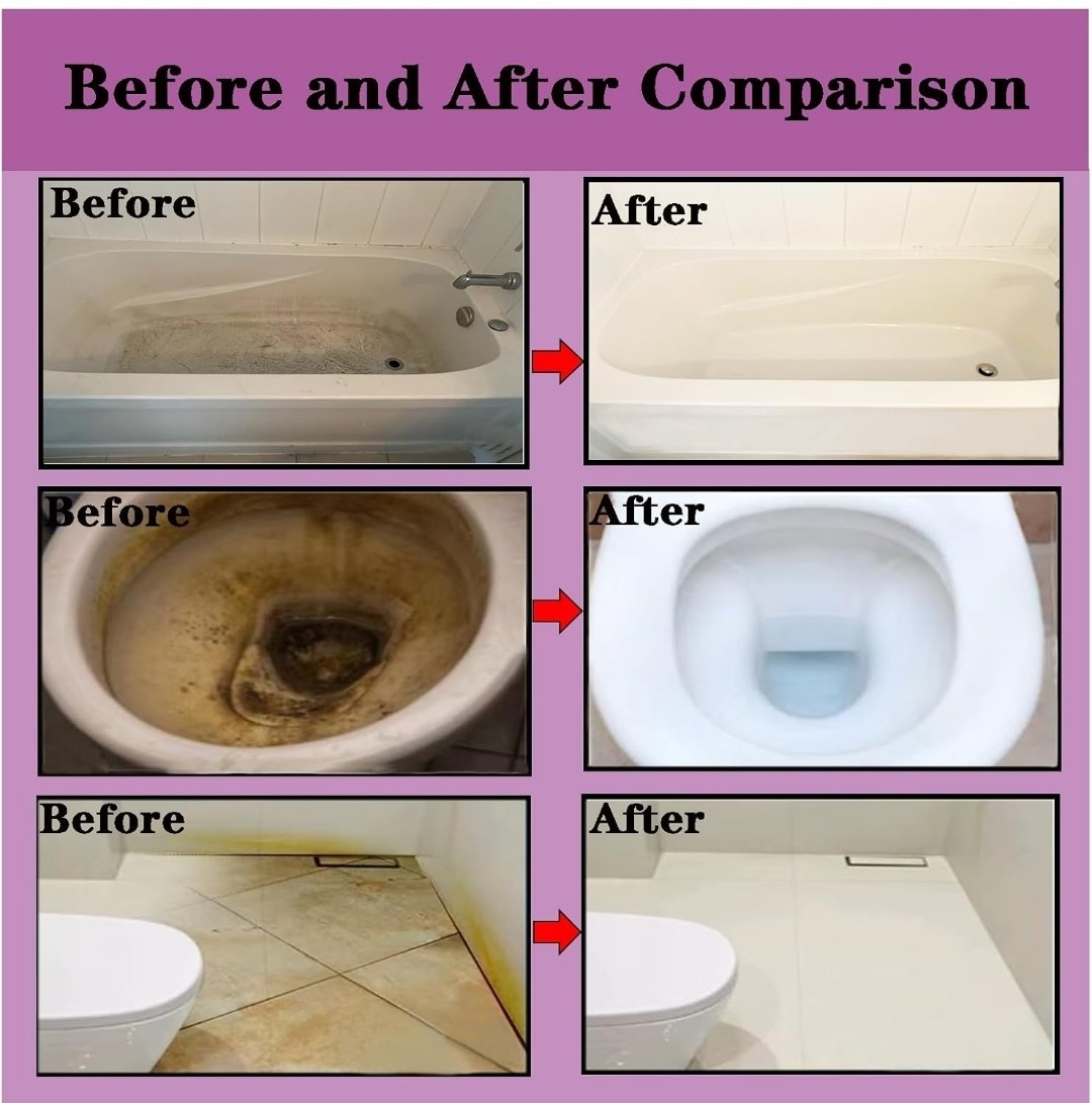 Foaming Bathroom Cleaner Spray – 300ml All Purpose Foam Spray for Glass, Tiles &