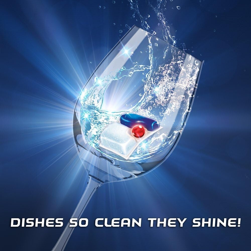 2 Finish Powerball 5.2 Oz Quantum Clean Shine 12×2=24 Tabs Dishwasher Detergent